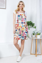 Capps White Colorful Mushroom Print Skirtall