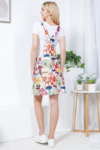 Capps White Colorful Mushroom Print Skirtall