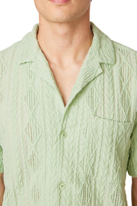 Nick Green Textured Short Sleeve Shirt