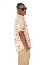 Maverick Mushroom Printed Woven Short Sleeve Shirt