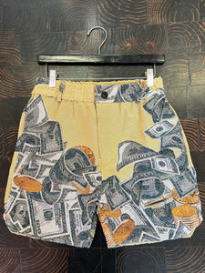 Mula Men's Yellow Tapestry Jacquard Shorts