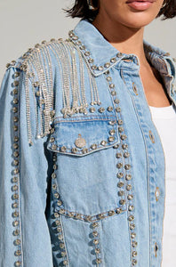 Giselle Cowgirls Bling Denim Jacket