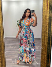 Jody Colorful Printed Long Dress