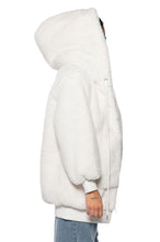 Kristen Plush Faux Fur Longline Hoodie