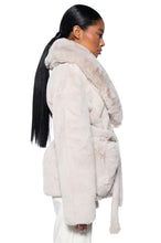 Hilda Beige Faux Fur Jacket