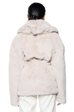 Hilda Beige Faux Fur Jacket