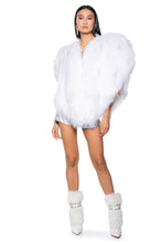 Adriana Lover Faux Fur Heart Angel Wing Vest