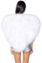 Adriana Lover Faux Fur Heart Angel Wing Vest